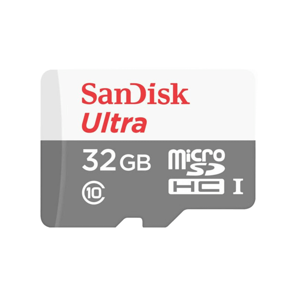 כרטיס זיכרון SanDisk Ultra microSDHC 32GB 100MB/s Class 10 UHS-I - חמש שנות אחריות ע"י היבואן הרשמי