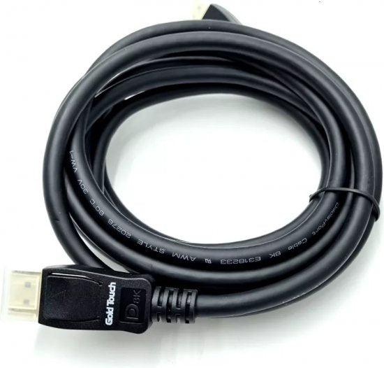 כבל Gold Touch DisplayPort to DisplayPort - אורך 1.8m