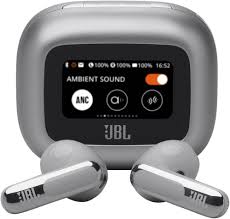 אוזניות אלחוטיות TW + ביטול רעשים JBL LIVE FLEX3 – כסוף