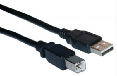 כבל USB 2.0 Type A ל-Type B עם קצב העברה של עד כ-480Mbps להעברת נתונים מהירה וקלה בין מכשירים
