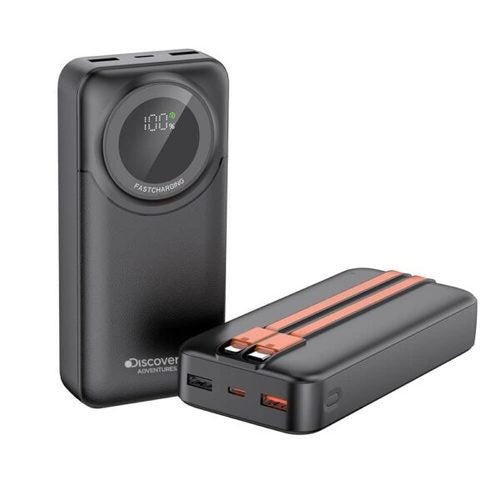 סוללת גיבוי 20,000mAh עם כבלים מובנים

פתרון טעינה עוצמתי, חכם ונוח , לשימוש יומיומי, לטיולים, לעבודה ולשטח.

סוללת הגיבוי בנפח ‎20,000mAh מעניקה אנרגיה אמינה לאורך זמן.

עם טעינה מהירה וכבלים מובנים לשימוש מיידי, ללא צורך בכבלים נוספים.

תכונות עיקריות: