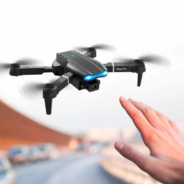 רחפן E99 Pro עם מצלמה 4K באיכות 4K, מתקפל לבני נוער, RC מרחוק, HD 1080P, Wifi FPV, וידאו חי למסיבת ולוג
