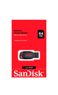 SanDisk 64GB Cruzer Blade USB 2.0 Flash Drive (Black)