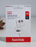 כרטיס זיכרון SanDisk Ultra microSDHC 128GB 100MB/s Class 10 UHS-I - חמש שנות אחריות ע"י היבואן הרשמי
