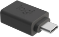 מתאם USB-A נקבה ל-USB Type-C זכר מבית PNY משמש לחיבור מוצרים אלחוטיים של Logitech.