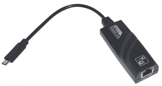 מתאם רשת Gold Touch Gigabit 10/100/1000Mbps מחיבור USB 3.1 מסוג C לחיבור רשת RJ45